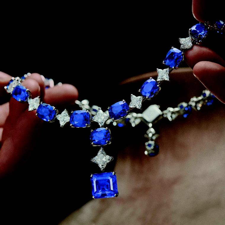 A heavenly bespoke creation: the Louis Vuitton Aster necklace