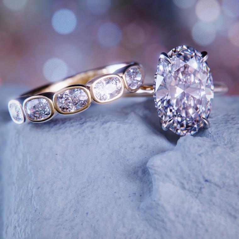 Oval diamond engagement ring by Solitaire x Alex Armen