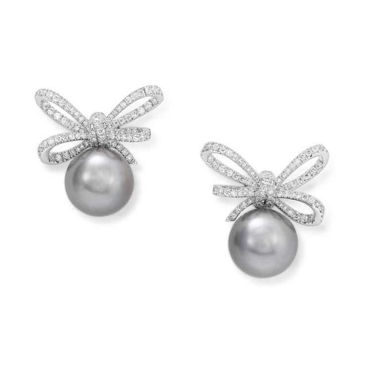 Lyla’s Bow South Sea pearl earrings 