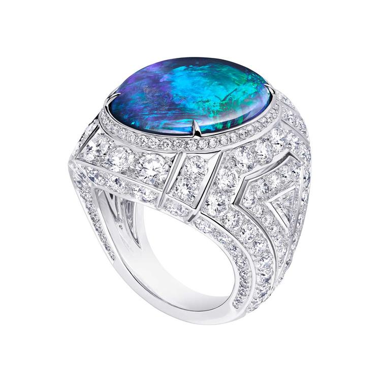 cartier black opal ring