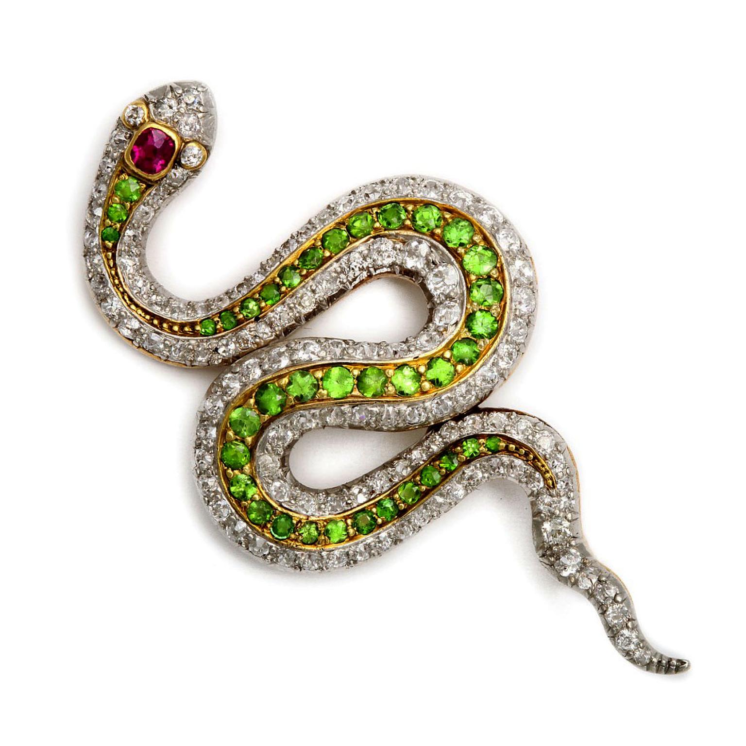 cartier eternity snake necklace