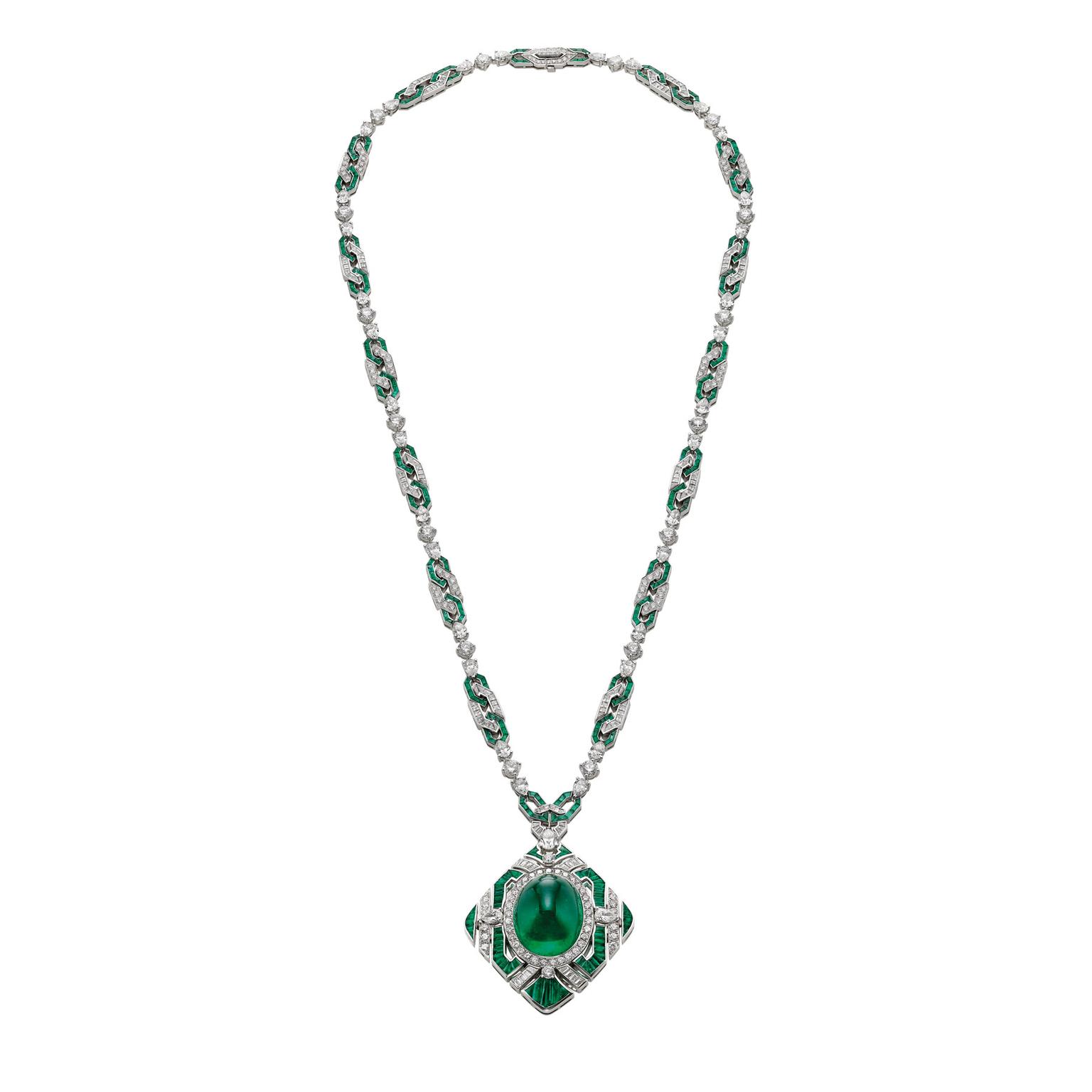 bvlgari necklace green
