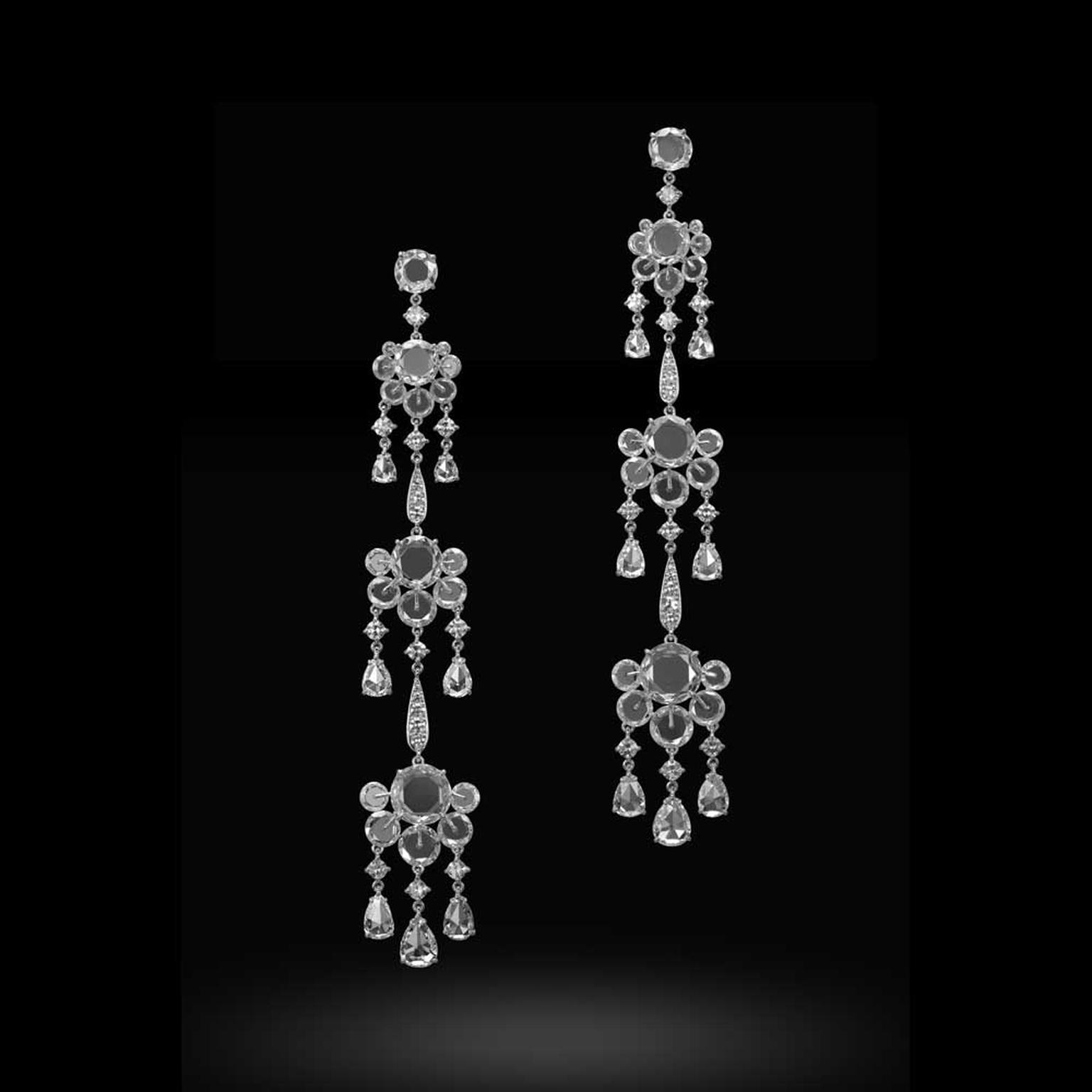 Carnet Illuminate chandelier diamond earrings