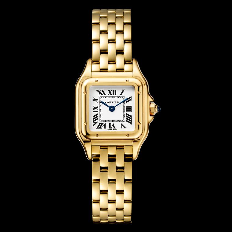 cartier gold diamond watch price