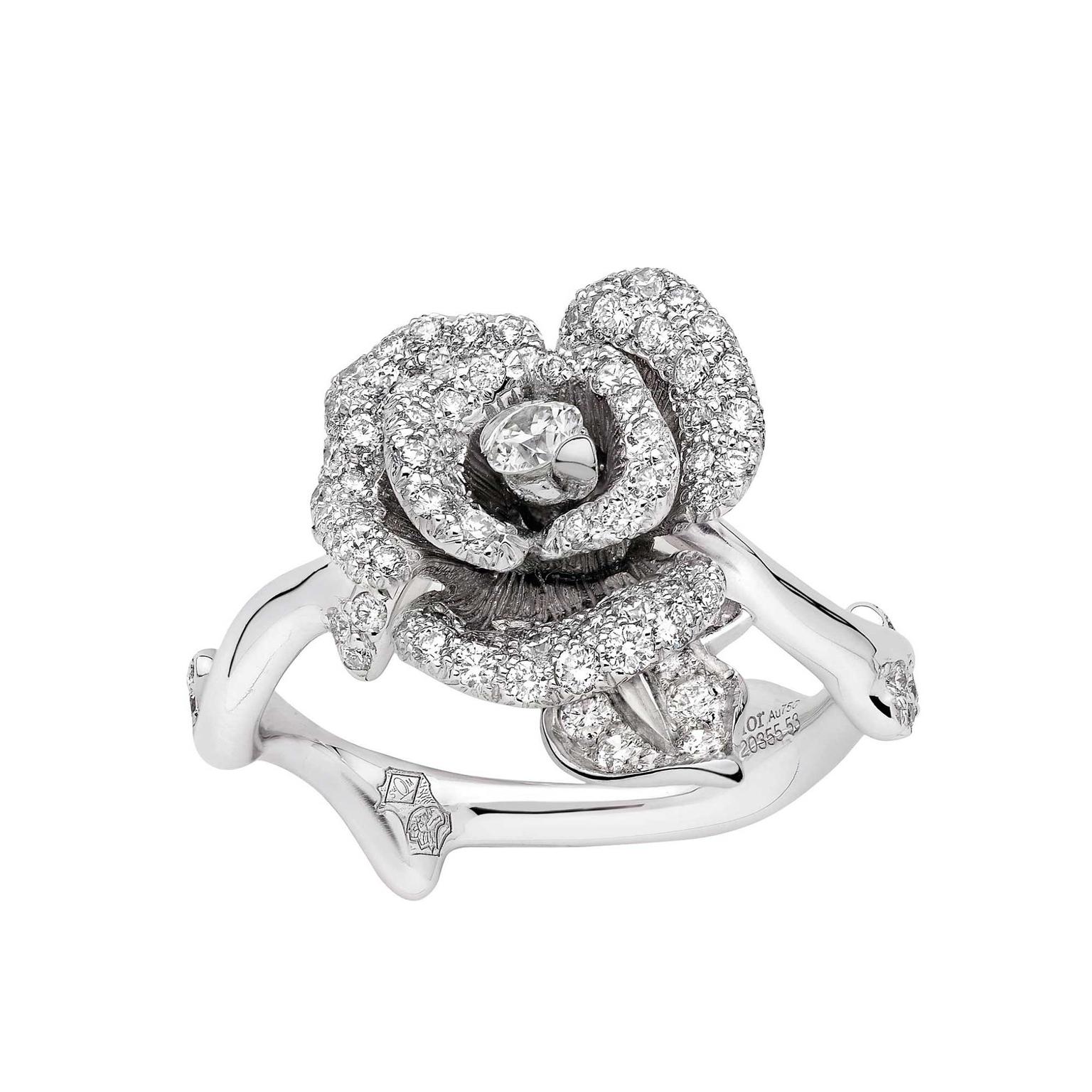 Rose Dior Bagatelle diamond ring in 