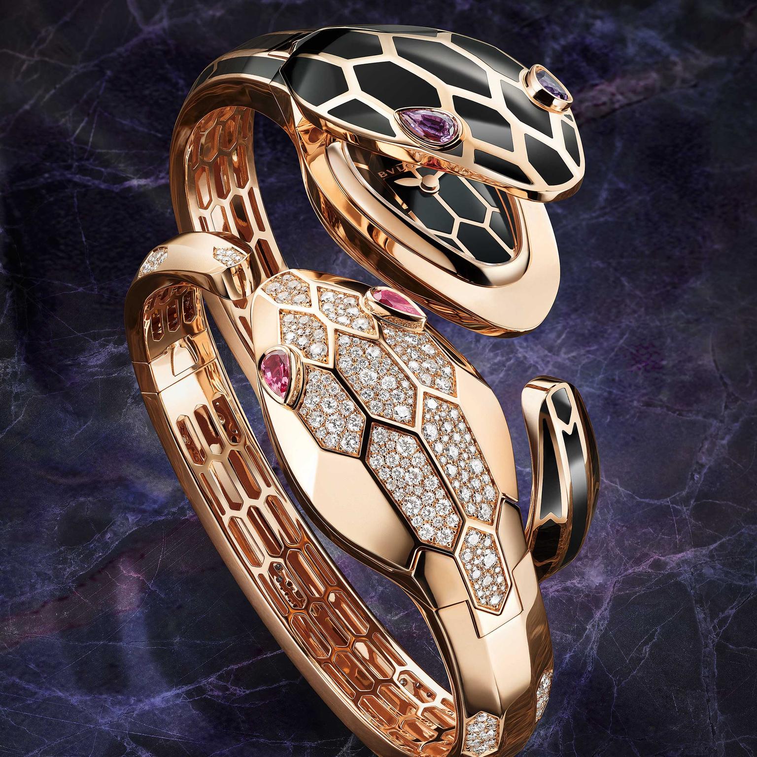 bulgari serpenti high jewelry watch