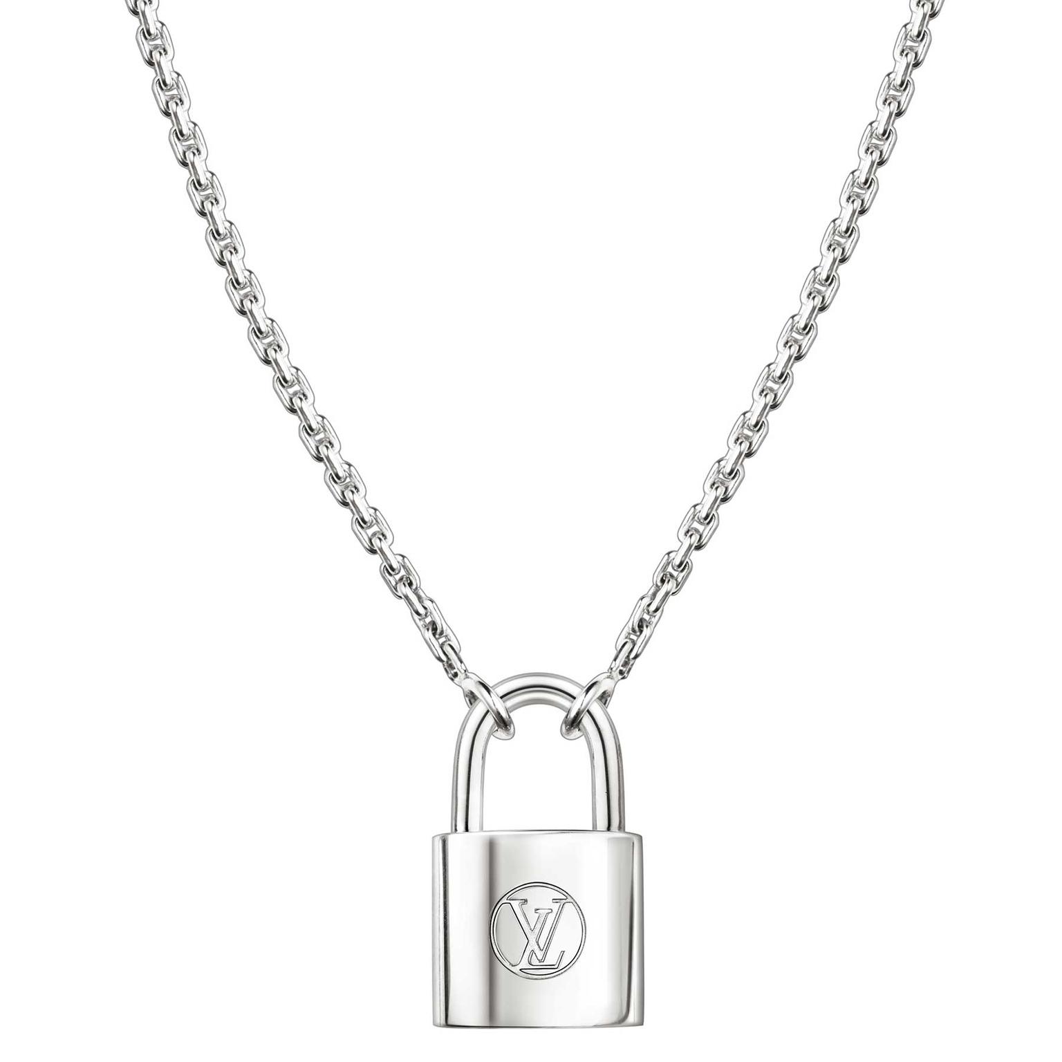 Silver Lockit pendant in sterling silver | Louis Vuitton | The Jewellery Editor