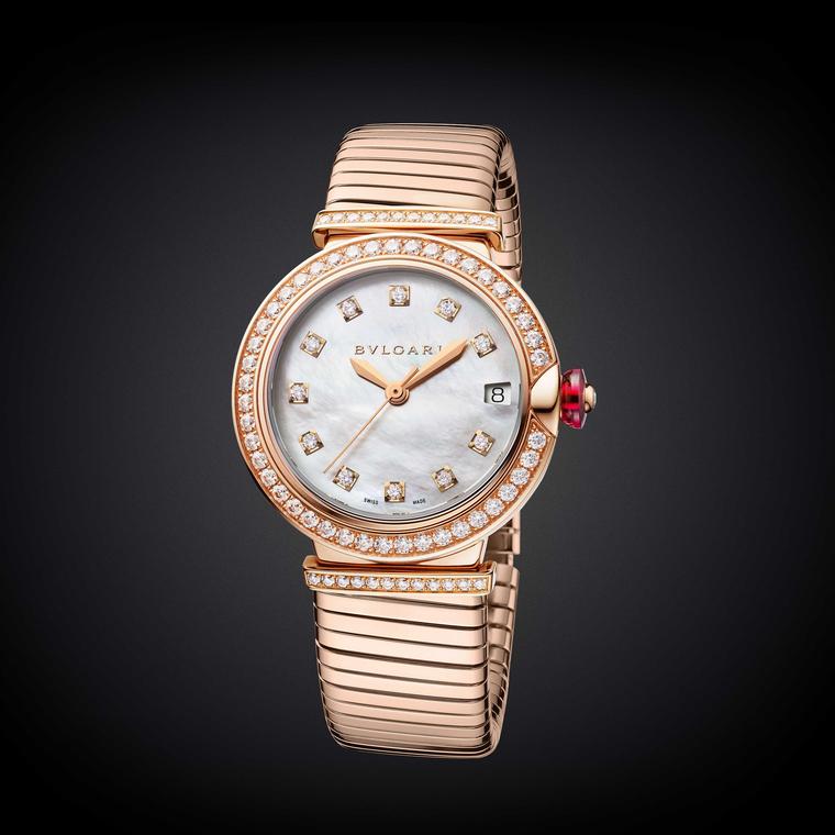 bulgari gold diamond watch