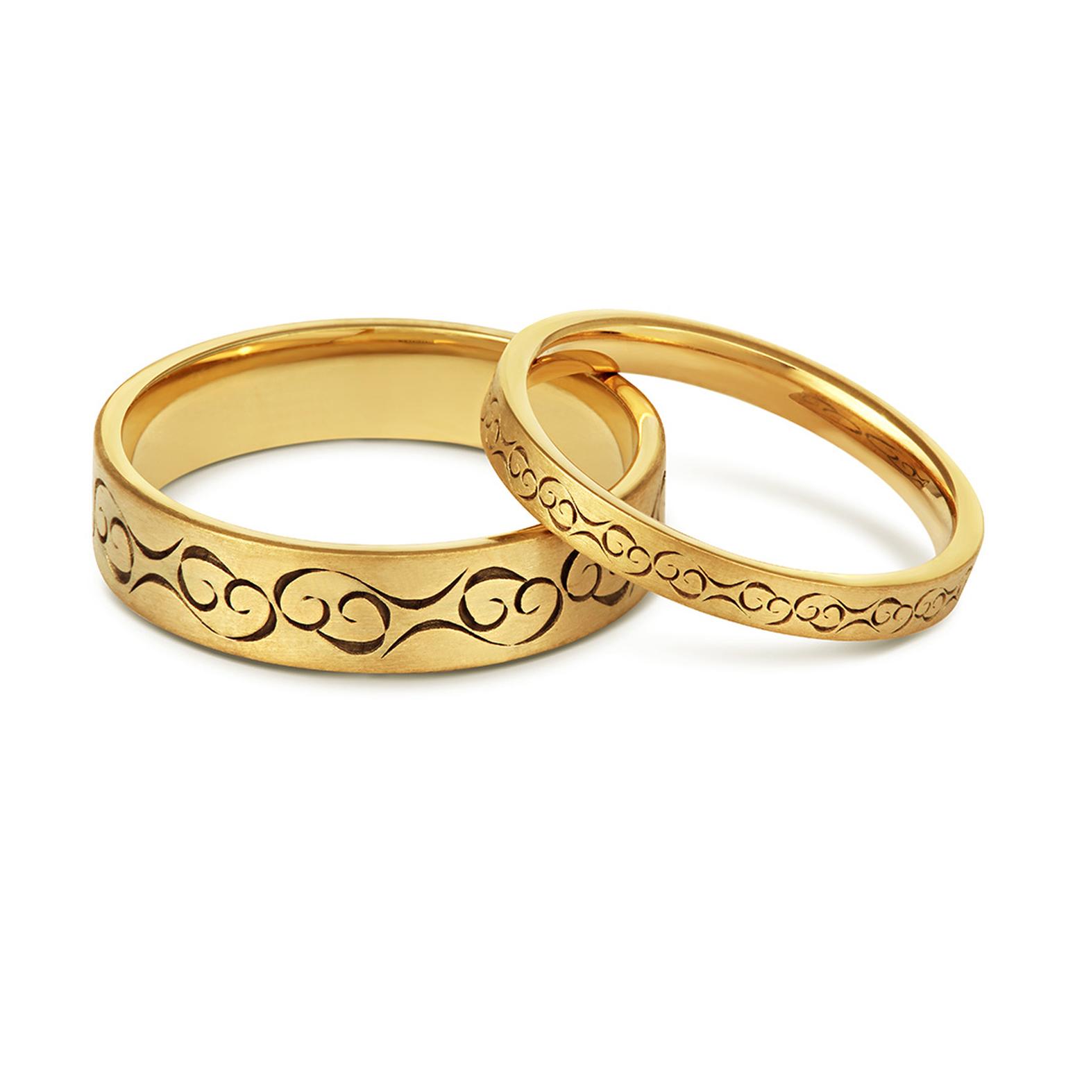 Cred Celtic Love Fairtrade gold wedding rings