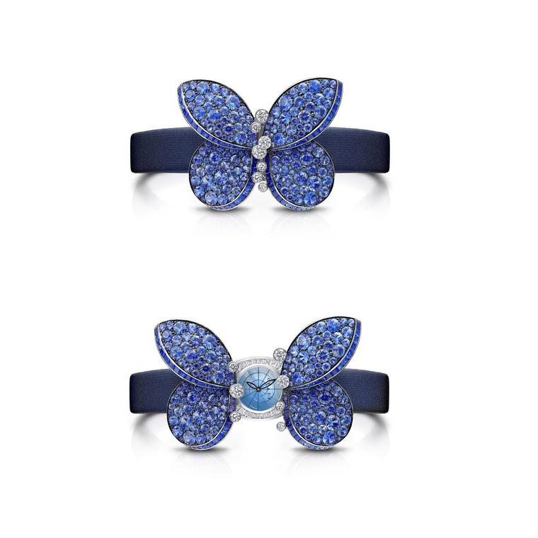 Princess Butterfly sapphire secret watch