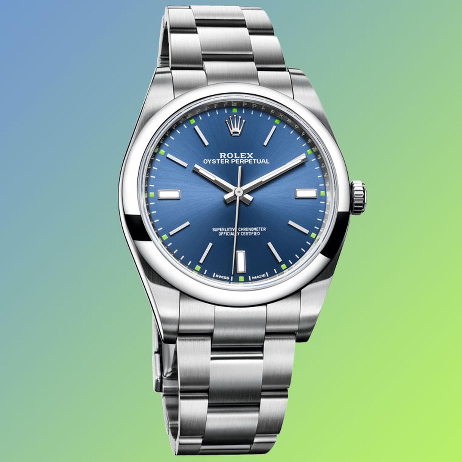 Oyster Perpetual 39mm Watch Rolex The Jewellery Editor