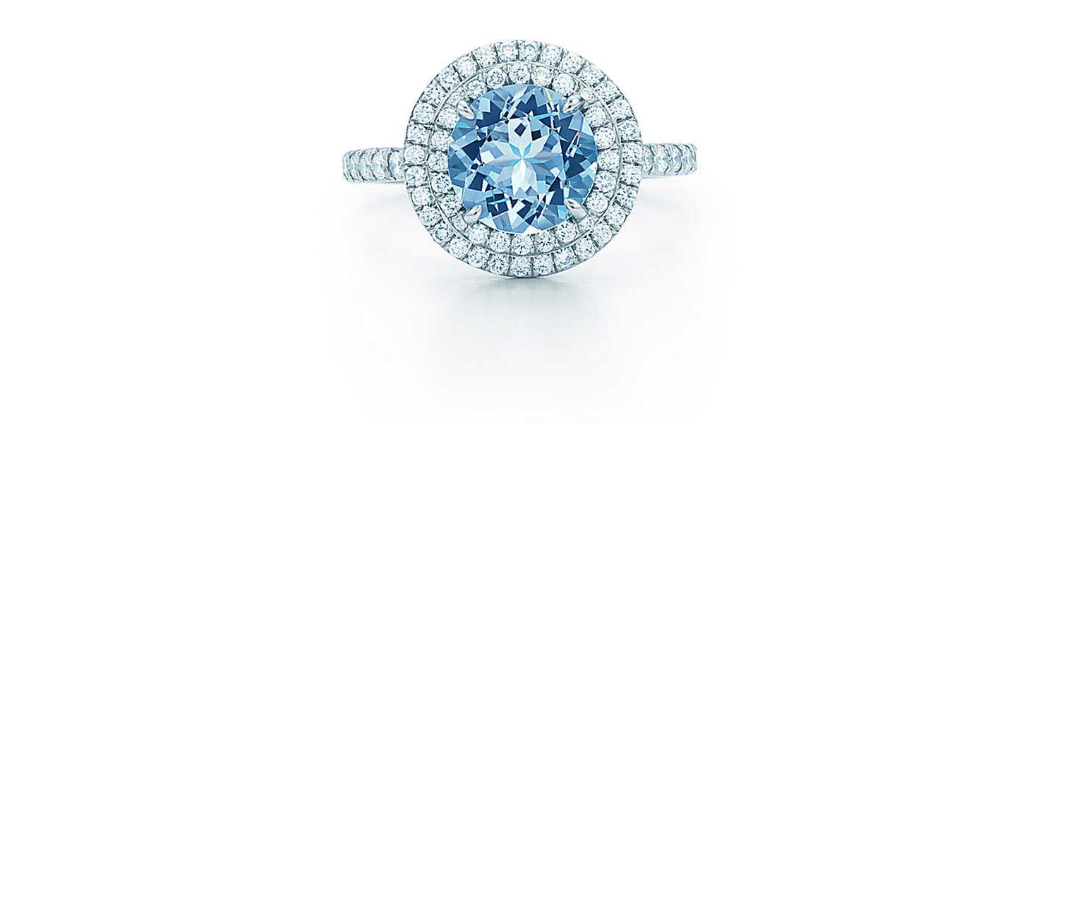 aquamarine engagement ring tiffany
