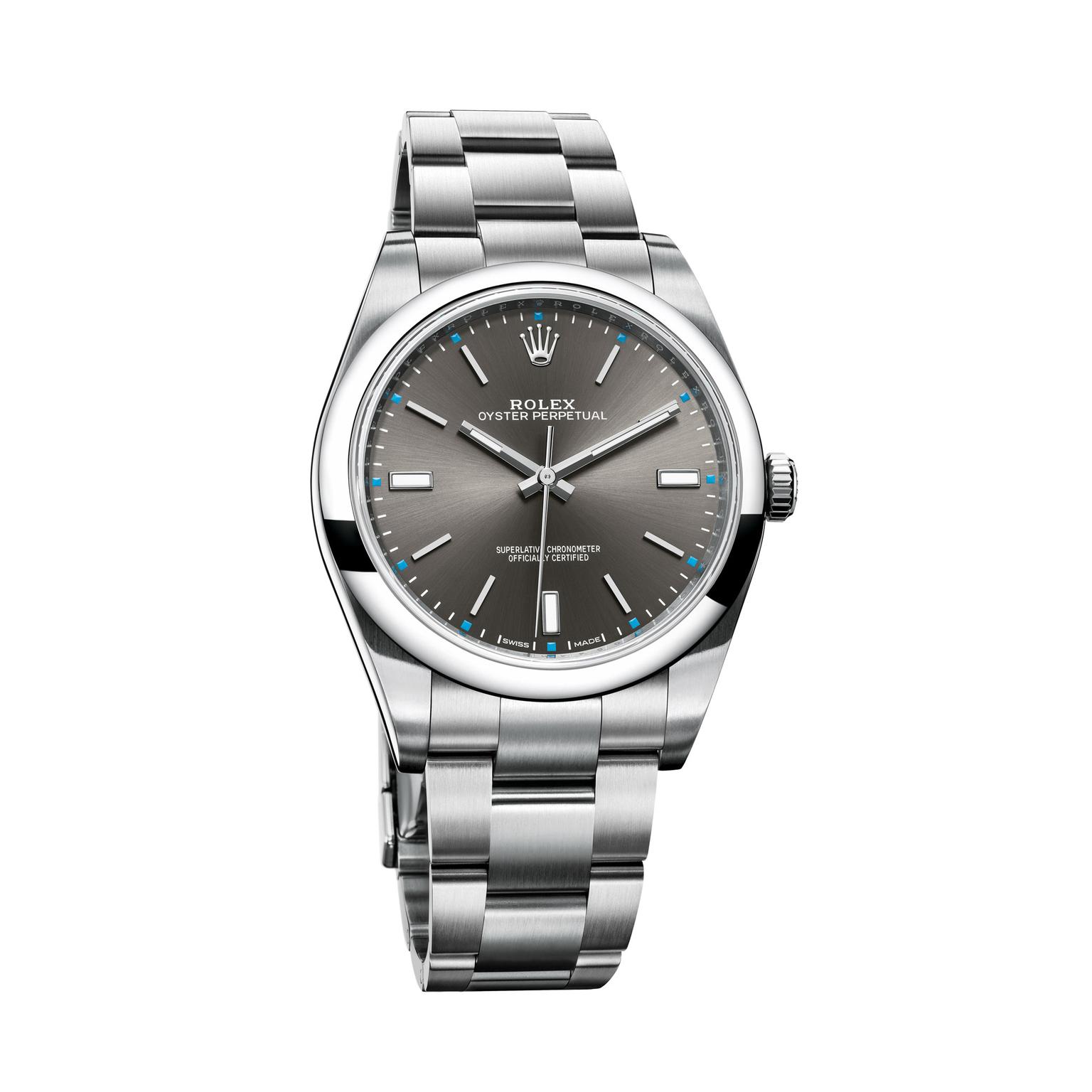 rolex oyster perpetual silver price