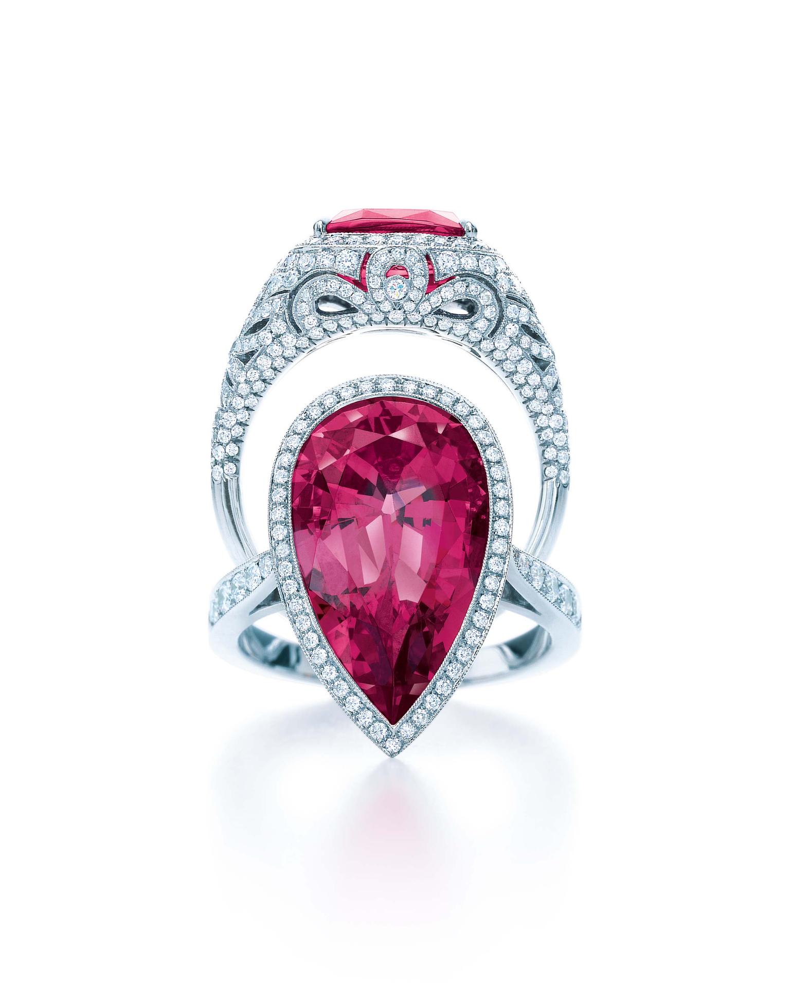 Collection red spinel ring, bottom 