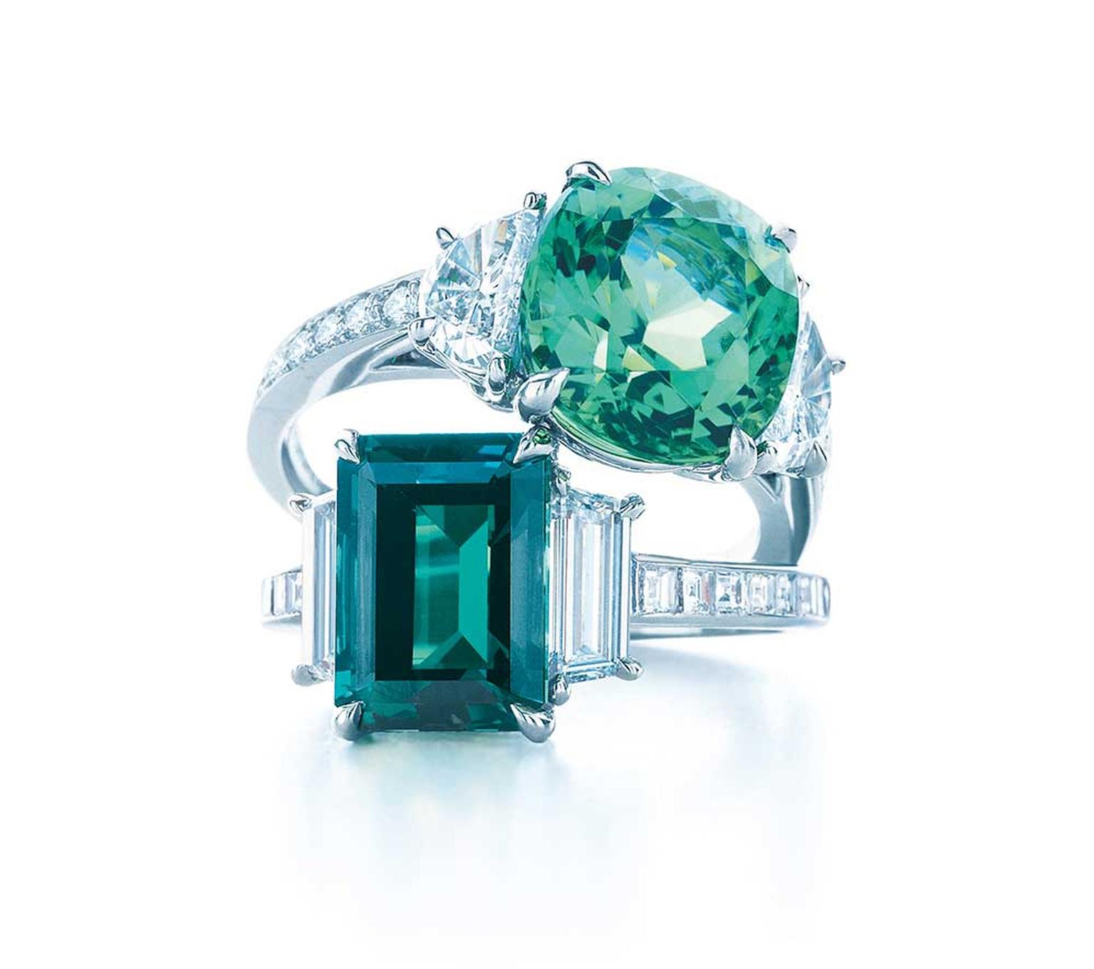Tiffany \u0026 Co diamond and gemstone rings 