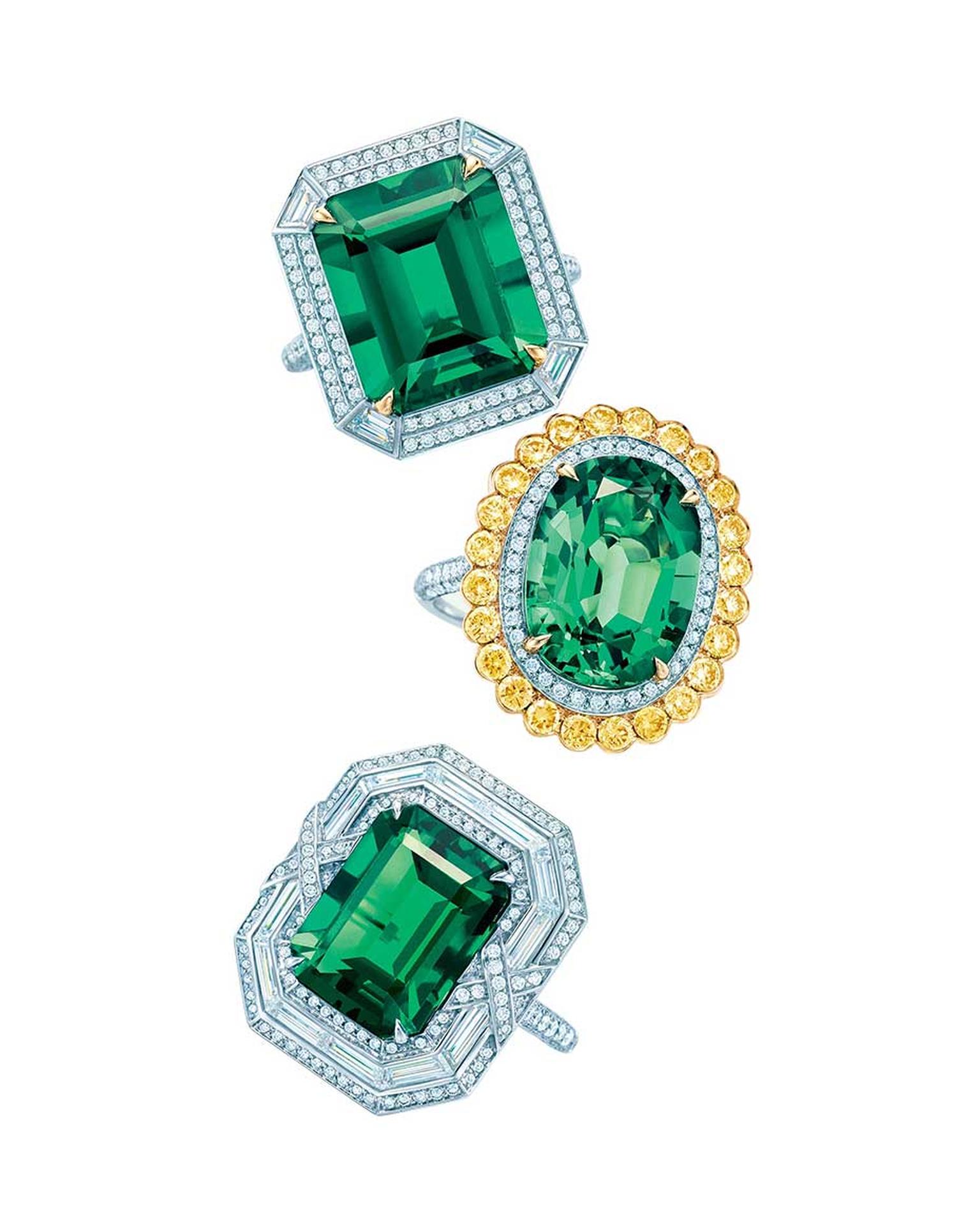 tiffany emerald rings
