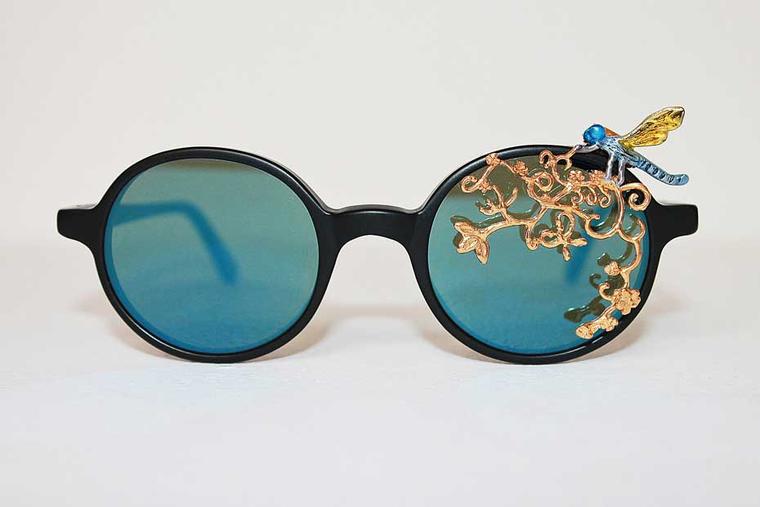 Bejewelled shades by Iranian artist Avish Khebrehzadeh are a sunny meditation on human nature