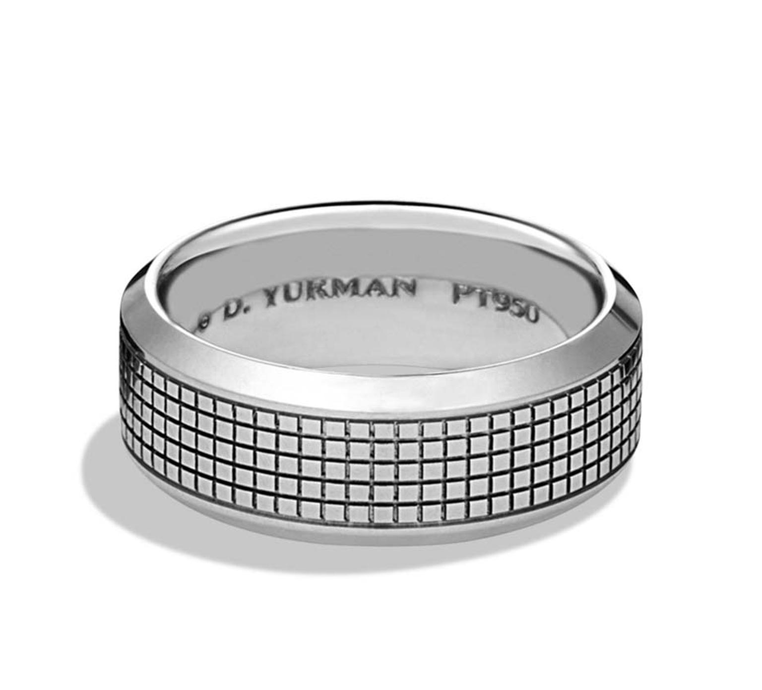 Band Platinum Wedding Ring David Yurman The Jewellery Editor