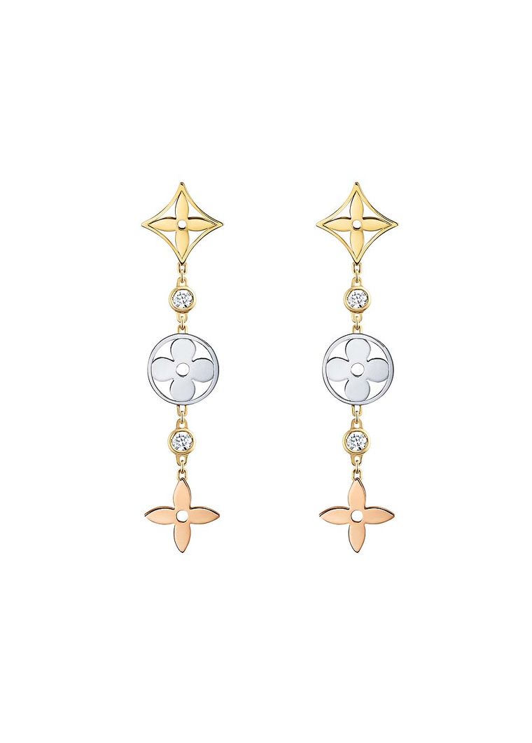 Louis Vuitton Clous Stud Earrings 18K White Gold with Diamonds White gold  21663825