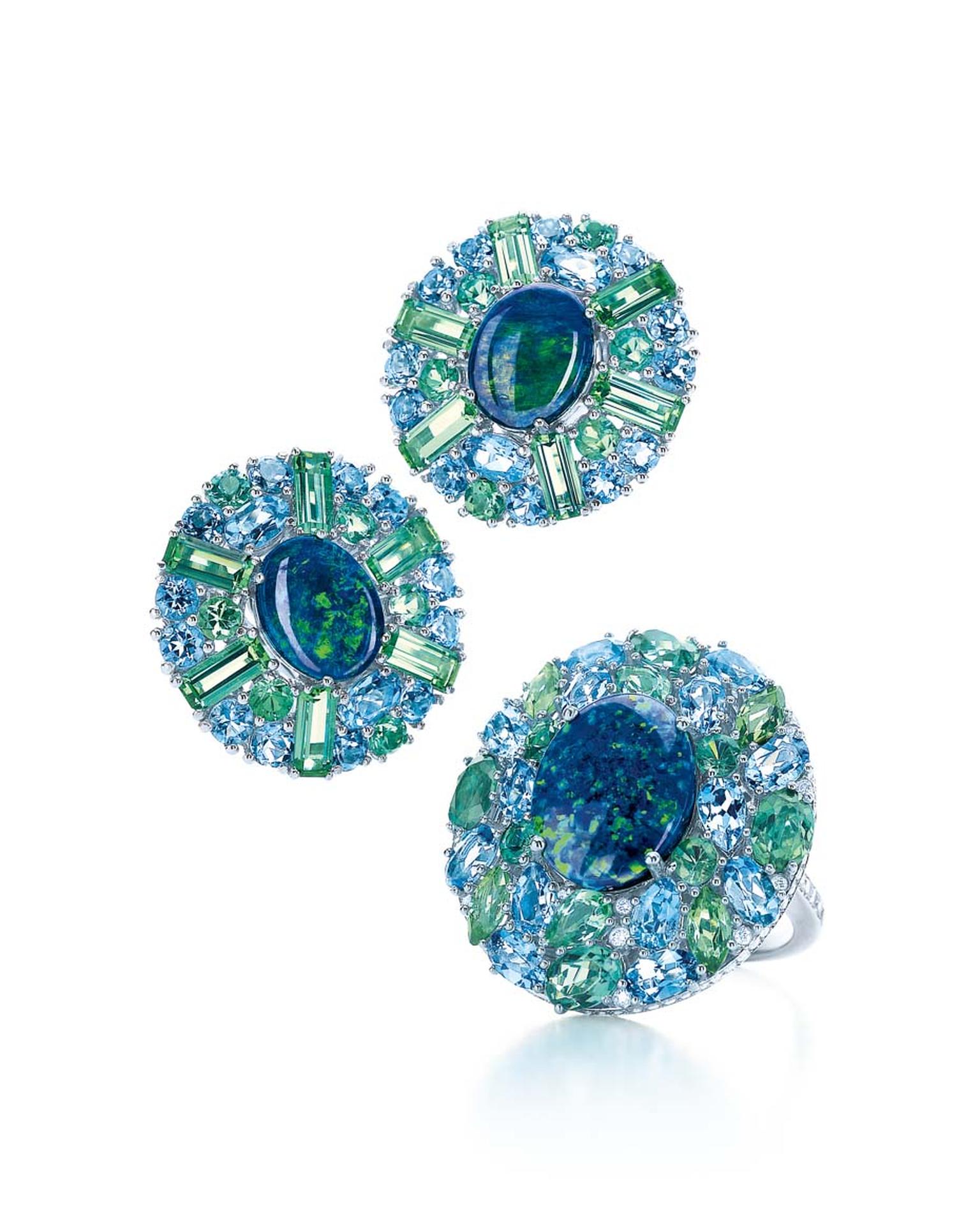 tiffany opal earrings