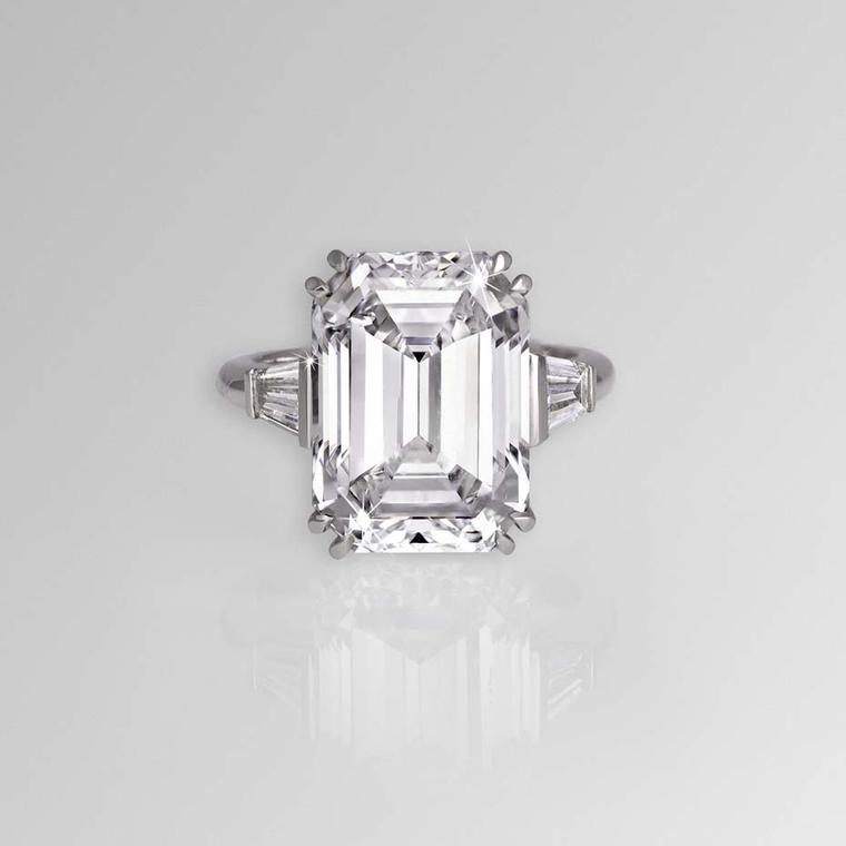 Most beautiful emerald-cut diamond ings 
