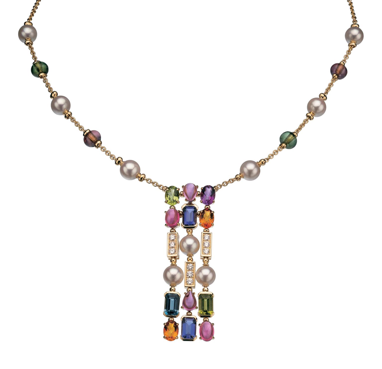 bulgari multicolor necklace