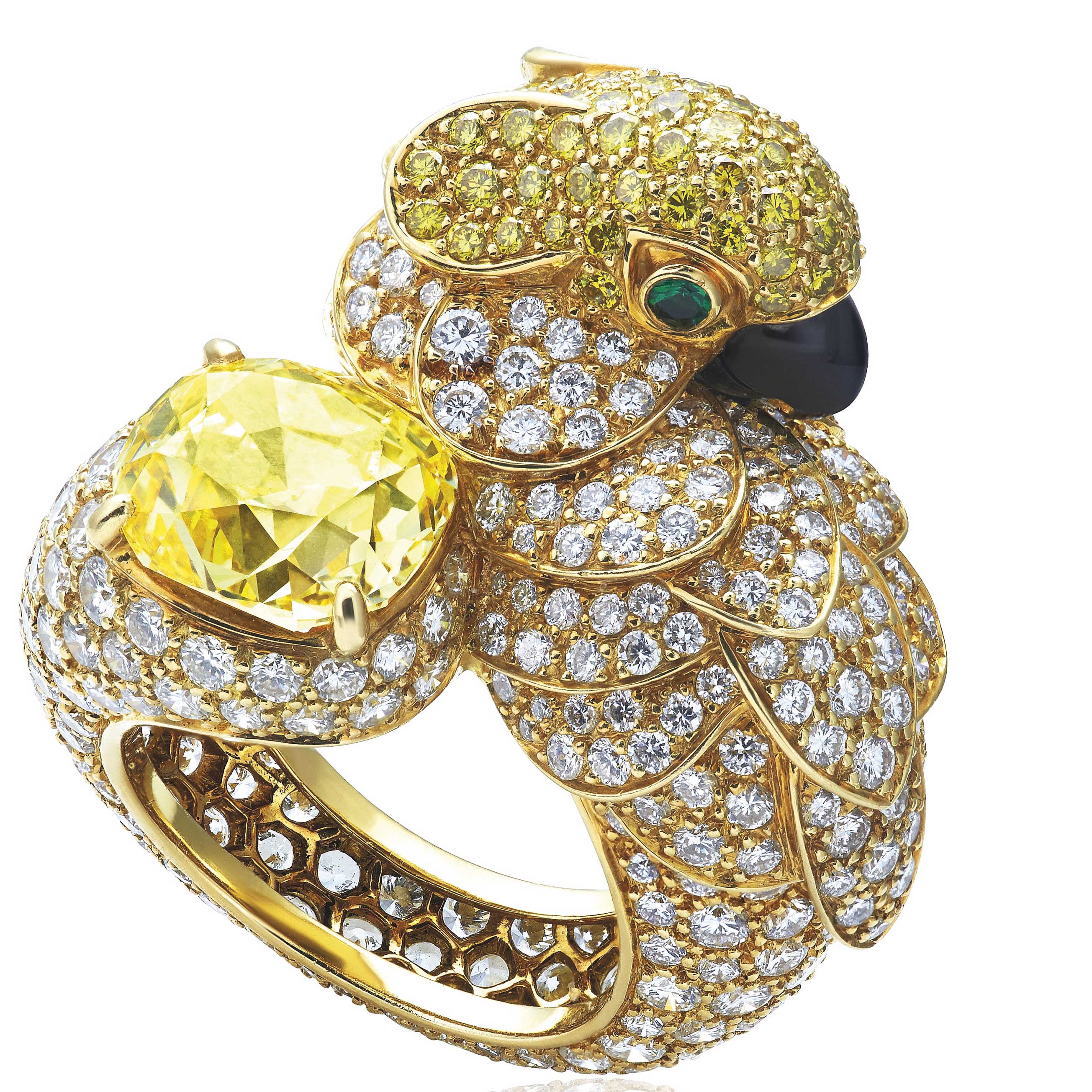 Cartier yellow online diamond