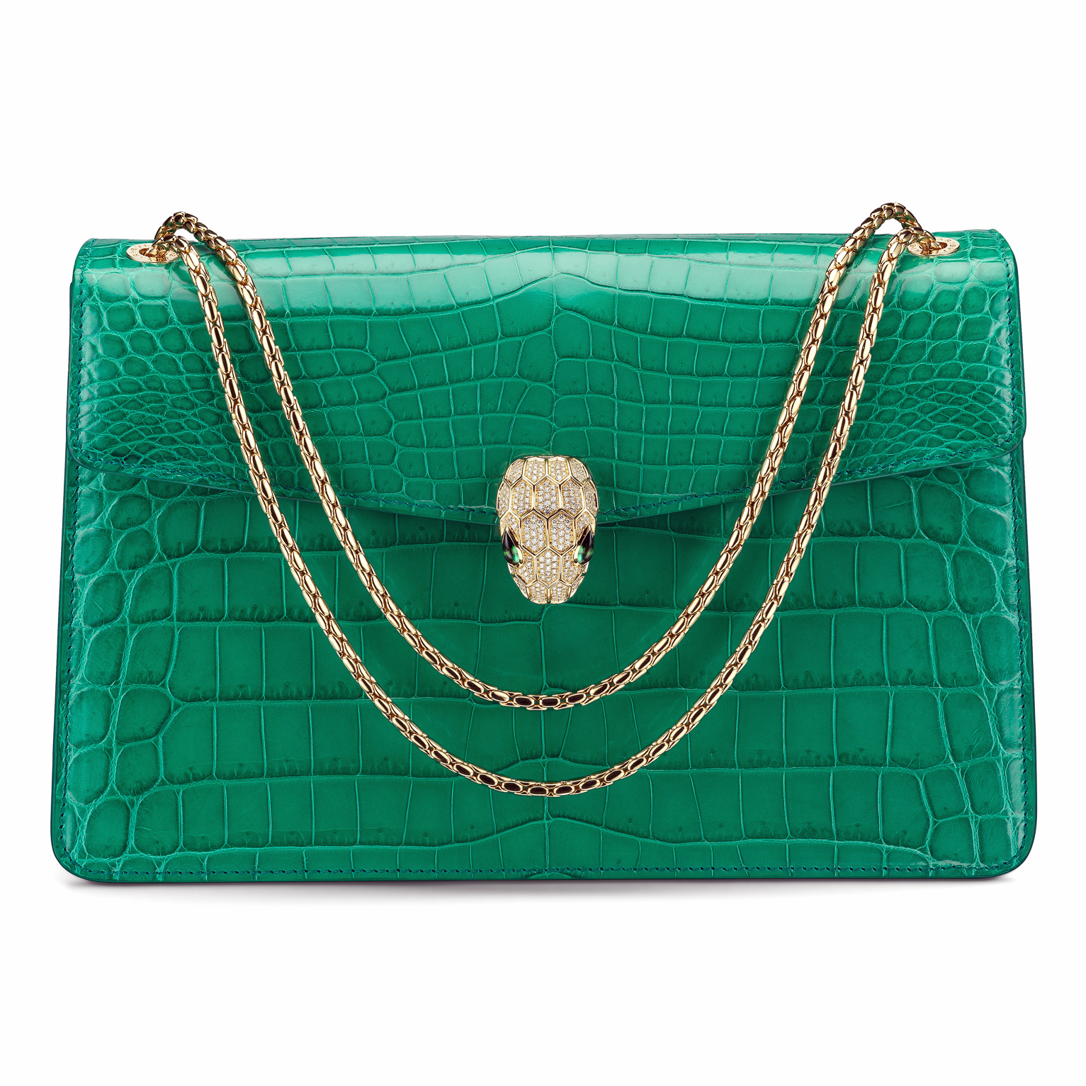 Bulgari emerald green bag hot sale