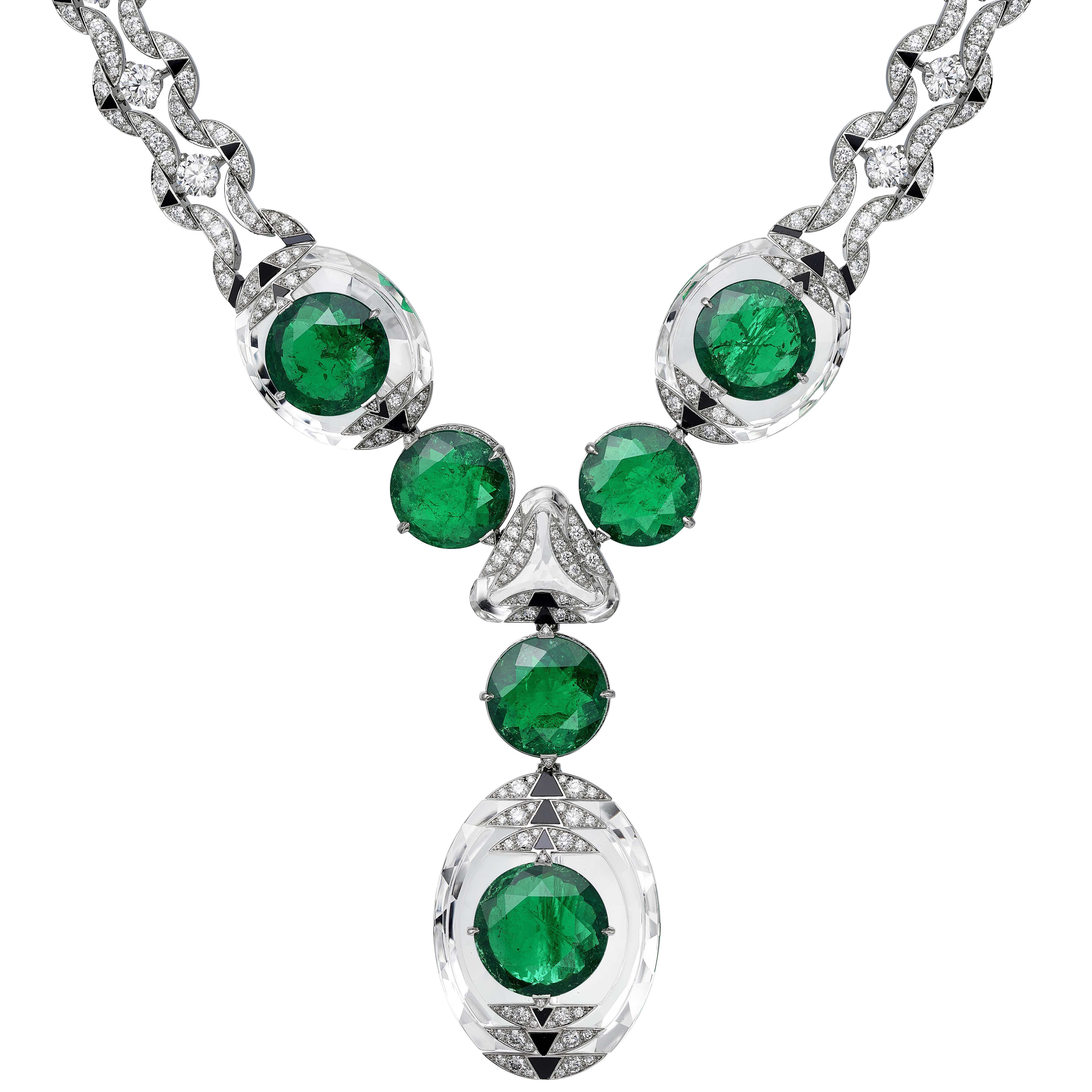 Cartier necklace clearance green