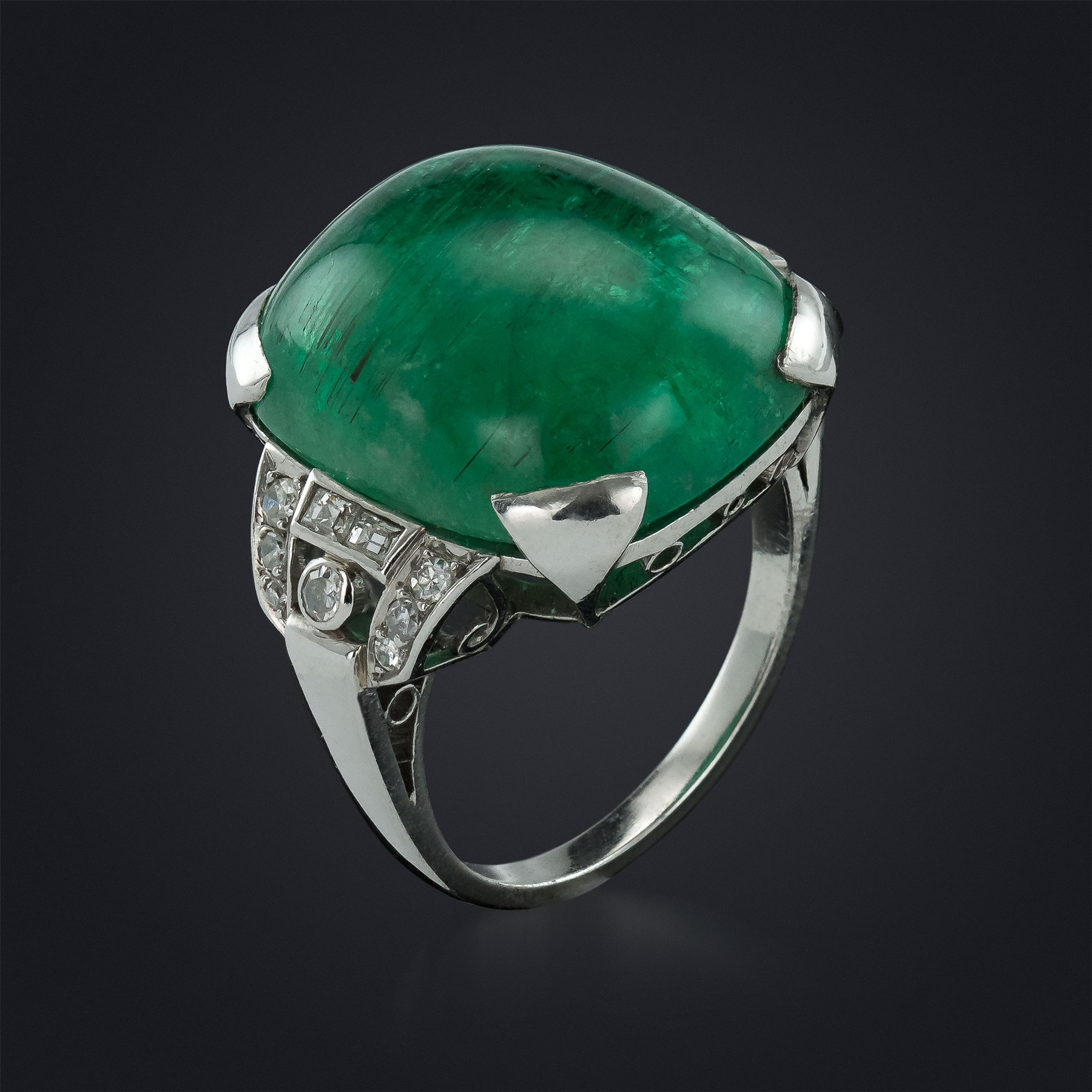 20 carat store emerald ring