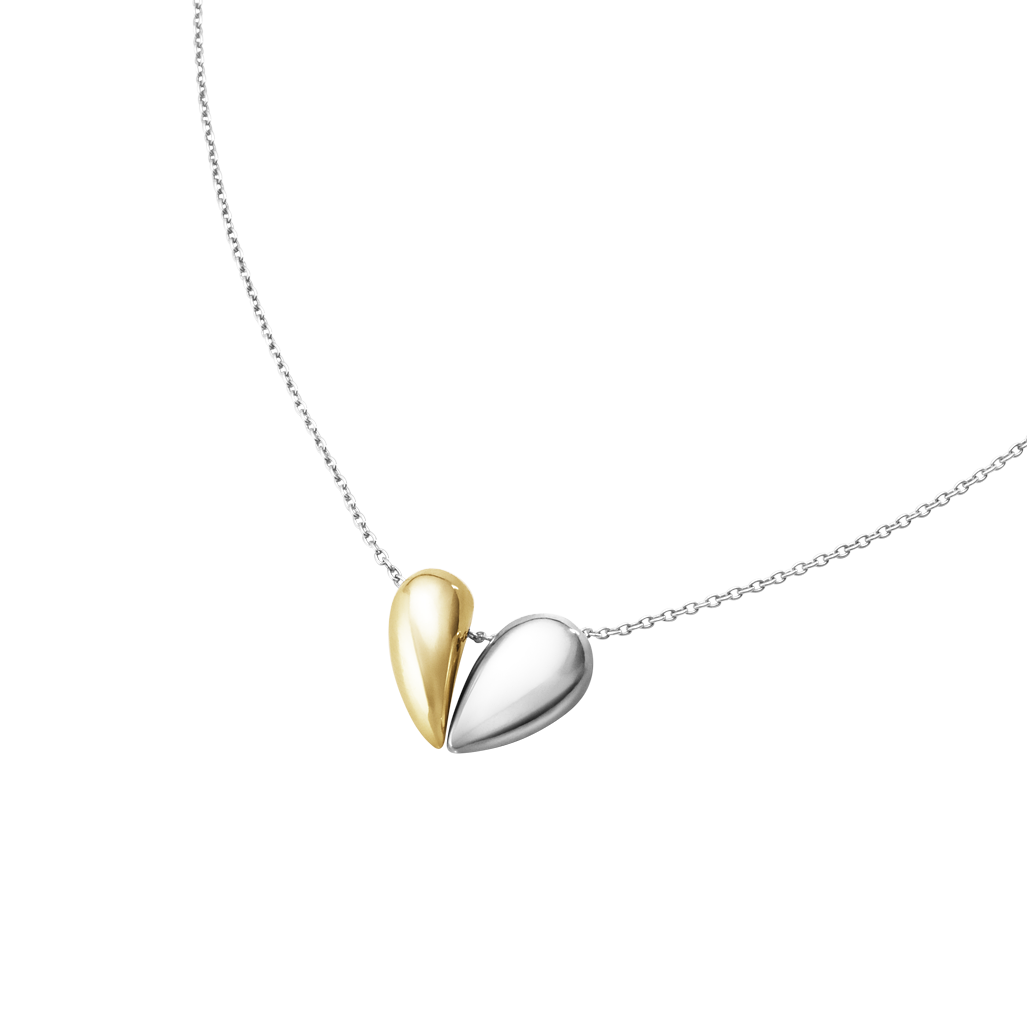 Hearts necklace by Georg Jensen open