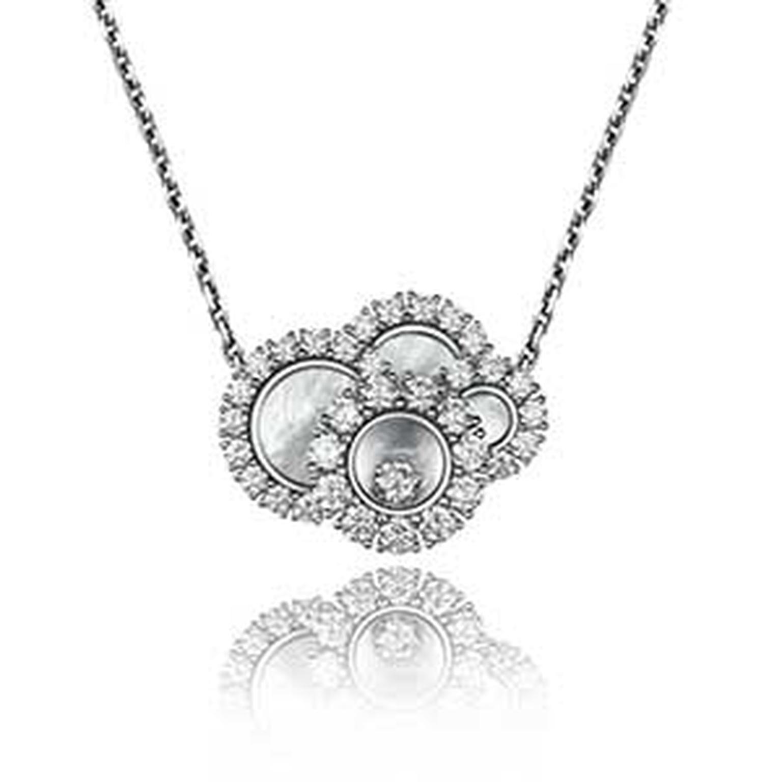 Chopard Happy Dreams mother of pearl and diamond necklace
