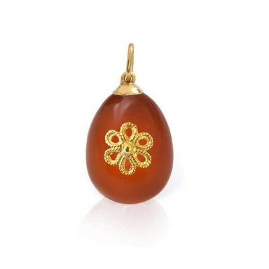 Carnelian egg pendant by Lalaounis | Lalaounis | The Jewellery Editor