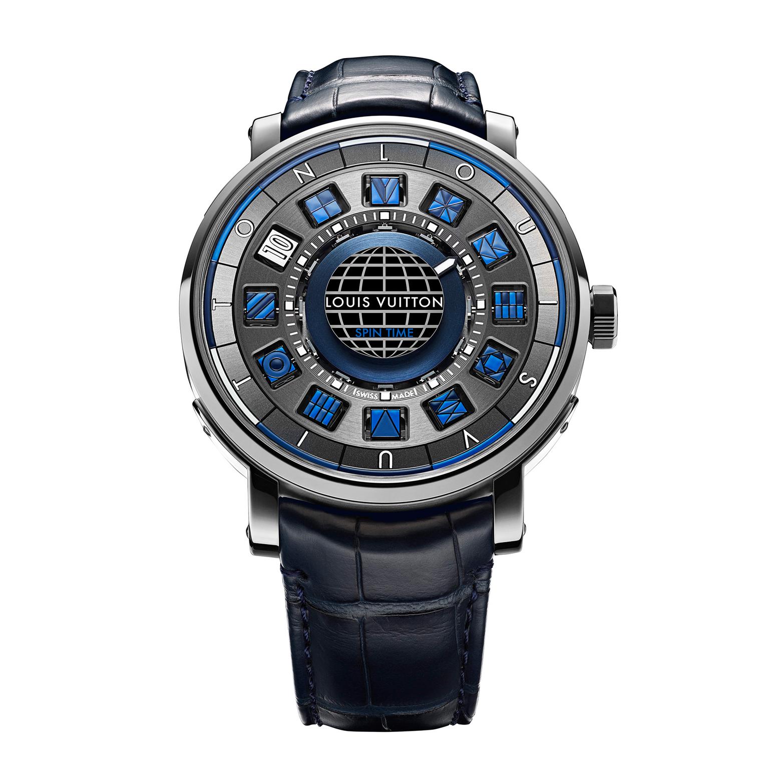 Escale Spin Time Blue watch, Louis Vuitton