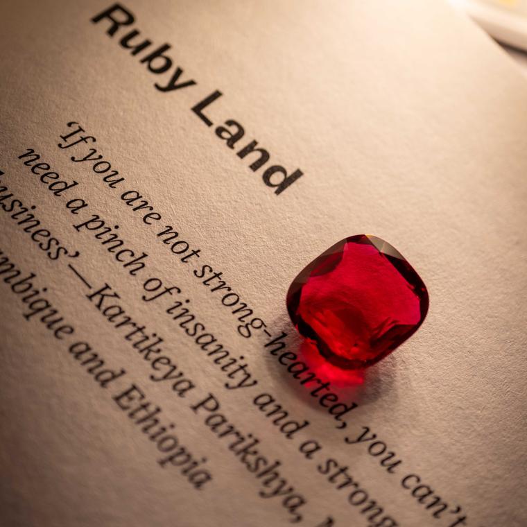 Ruby Land – Unheated Mozambican ruby. Credit R G Sikri