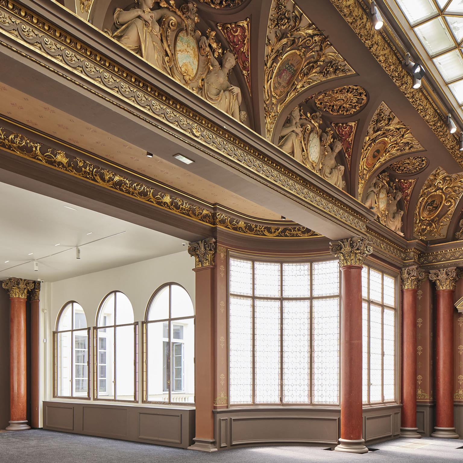 Charles Garnier inspired ceiling of the gallery at Hotel de Mercy-Argeneau-18429