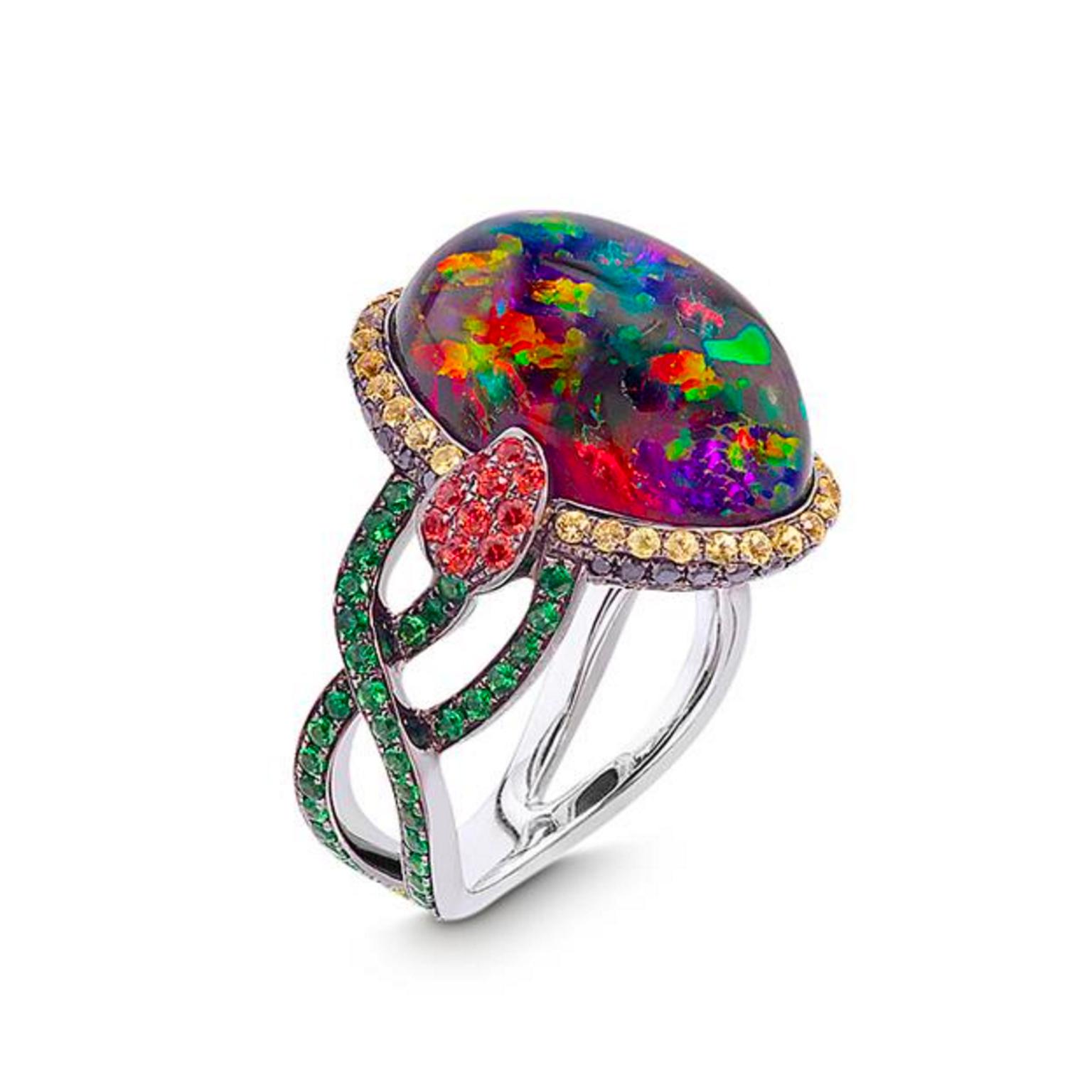 Femme Fatale Mexican anhydrous opal ring | Katherine Jetter | The ...