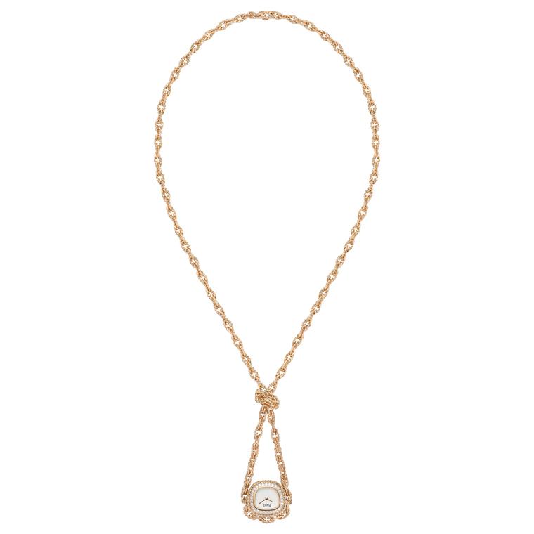 Swinging sautoir gold chain by Piaget