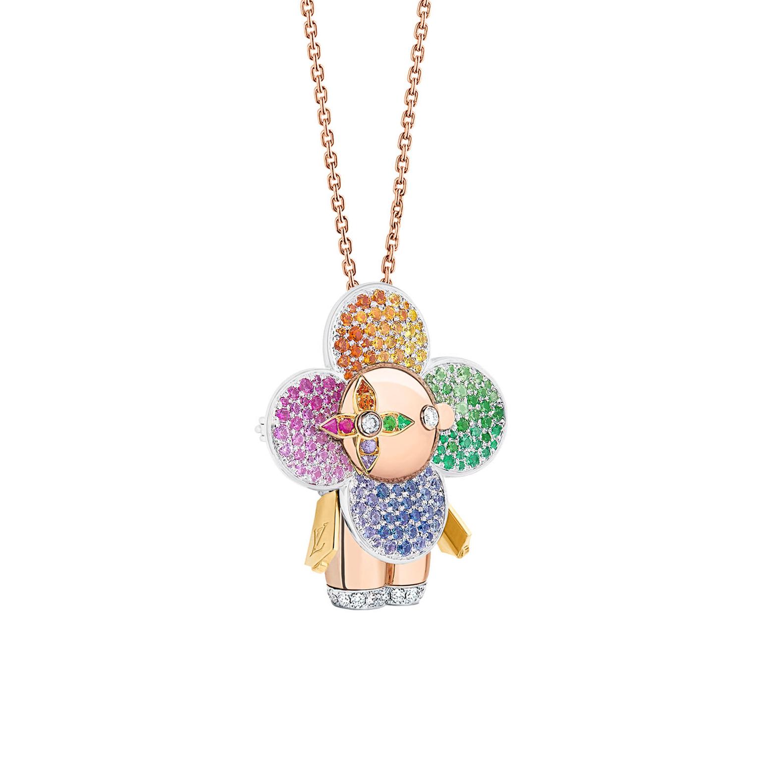 Louis Vuitton Releases Intricately Bejeweled Vivienne Travellers Pendants