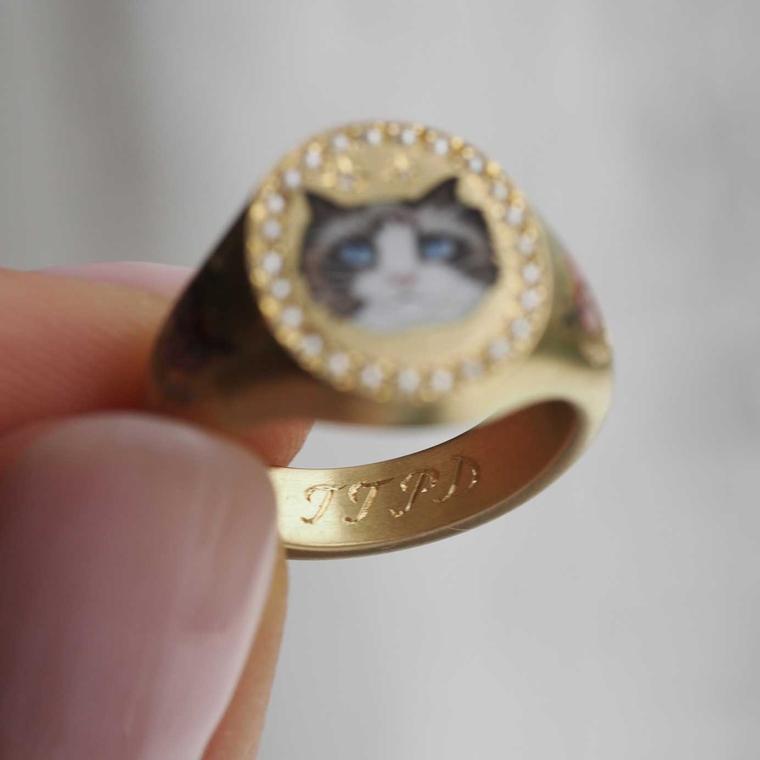 Cece Jewellery Taylor Swift bespoke ring TTPD secret engraving