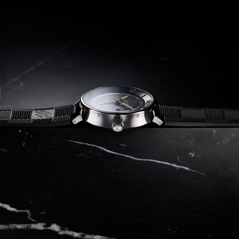 Louis Vuitton Presents Tambur Moon, The First Diamond-Encrusted Poinçon de  Genève Pavée Watch