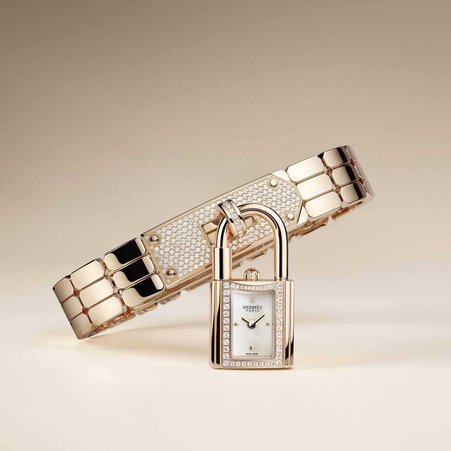 Kelly padlock watch by Hermès | Hermès | The Jewellery Editor