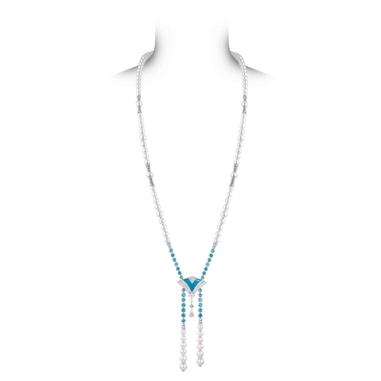 Louis Vuitton, Jewelry, Louis Vuitton Cup Compass Motif Choker Necklace  Blue White Accessory