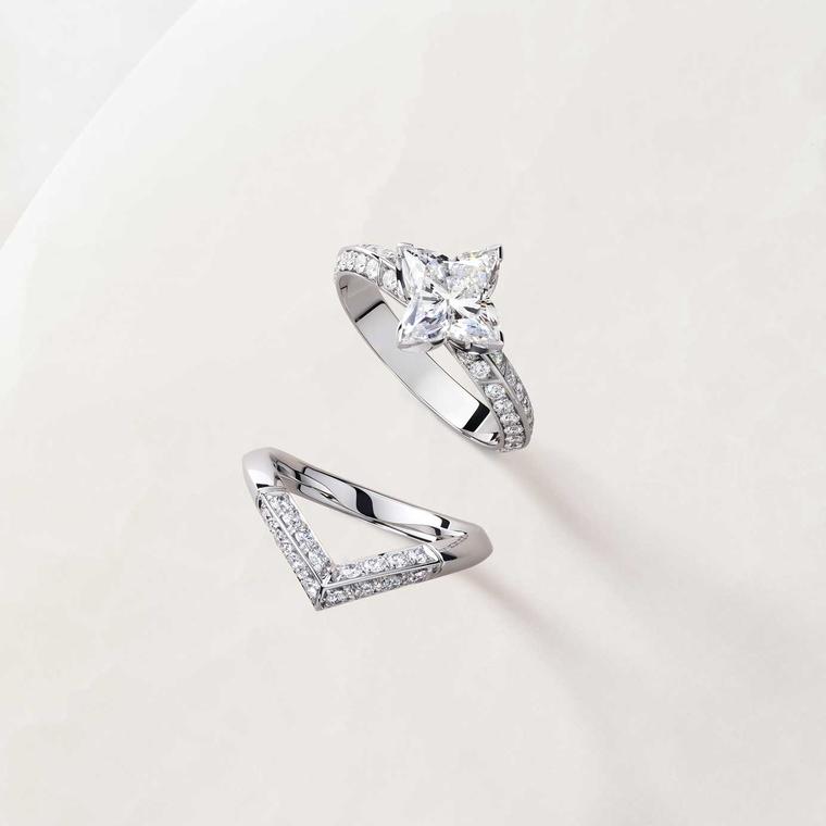 LV Diamonds Pavé Solitaire, LV Monogram Star Cut by Louis Vuitton