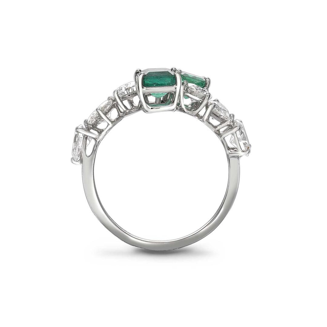 MYA emerald and diamond ring | William & Son | The Jewellery Editor