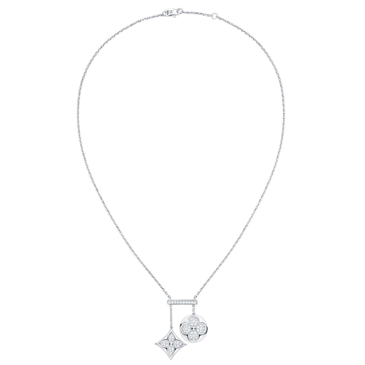 Rework Vintage Louis Vuitton White Flower LV Necklace – Relic the Label