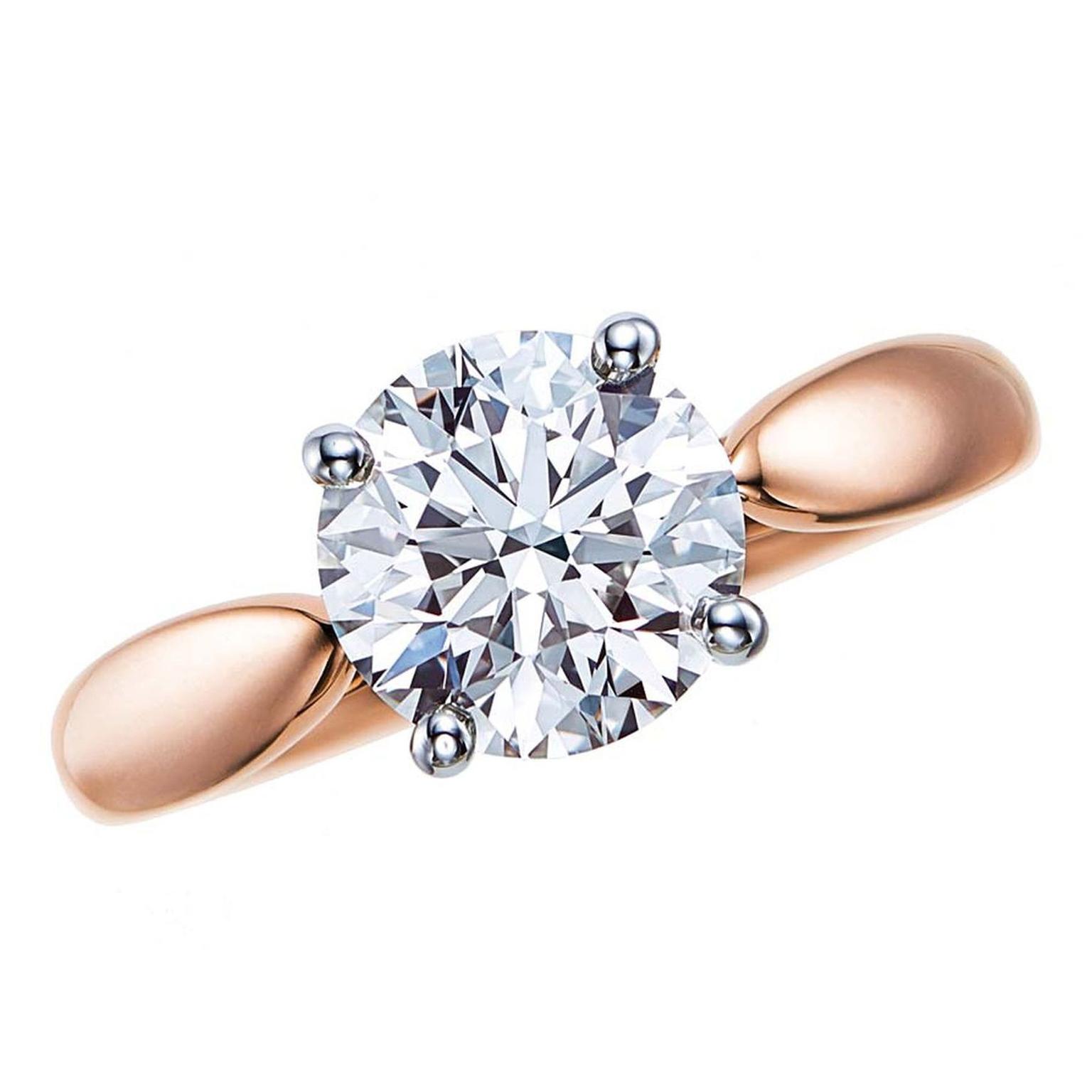 Schlumberger by Tiffany & Co.™ Two Bees Engagement Ring in Platinum and 18k  Gold