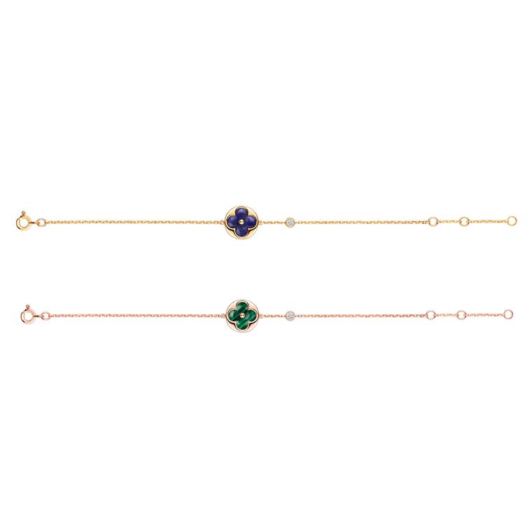 Louis Vuitton Color Blossom New Style Woemn BB Sun & Star Monogram Flower  Charm Malachite Stud Earrings White Gold/Yellow Gold/Rose Gold
