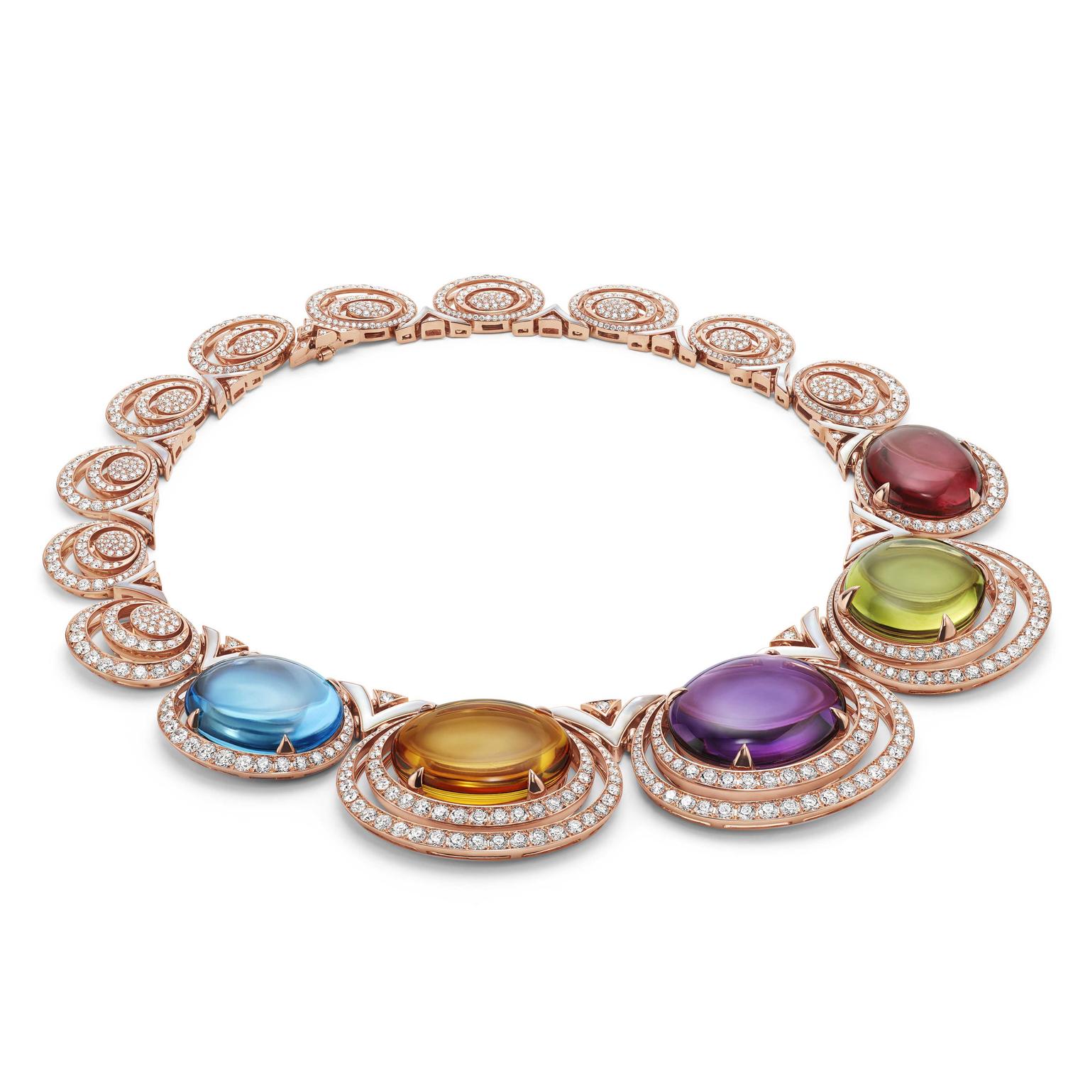 Barocko High Jewellery Necklace with Coloured Gems