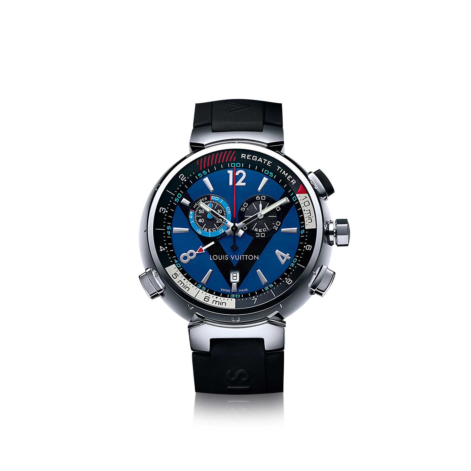Louis Vuitton Men's Tambour Regatta Quartz Wristwatch